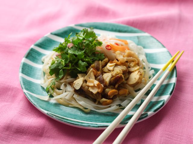 牛焼肉の汁なしドライフォー
