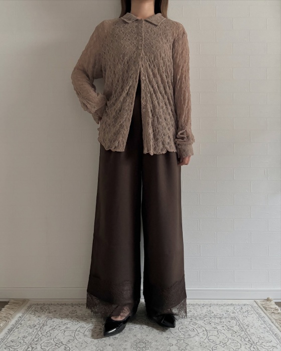 しまむら「ワイドパンツ」