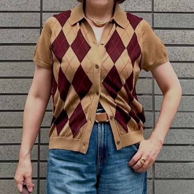 UNIQLO「メリノブレンドポロカーディガン」