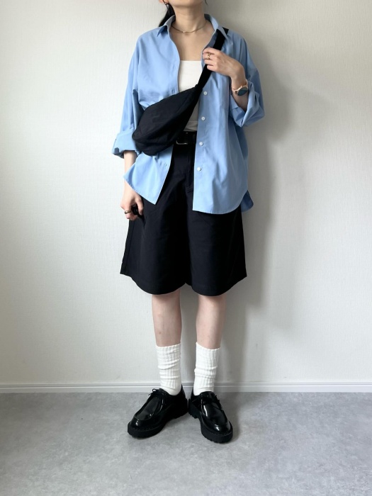 UNIQLO「ジャージータックハーフパンツ」