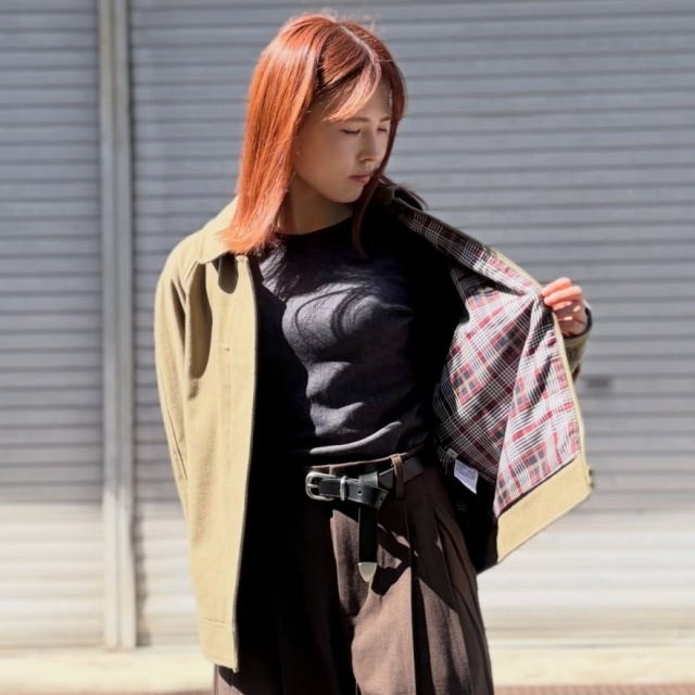 UNIQLO「ウールブレンドハリントンジャケット」