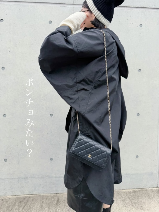 UNIQLO「フーデッドロングコート」