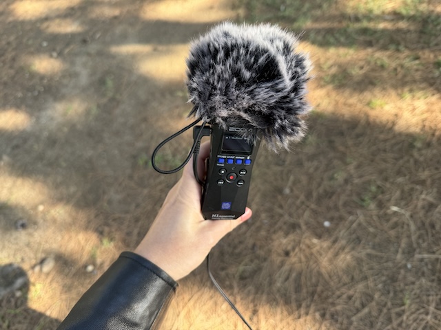 Sound Walking Tourで使う集音マイク